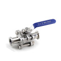 304 stainless steel  external thread connection with welded pipe ball valve DN25 304 sanitary 304 sanitary 3pc weld ball valve